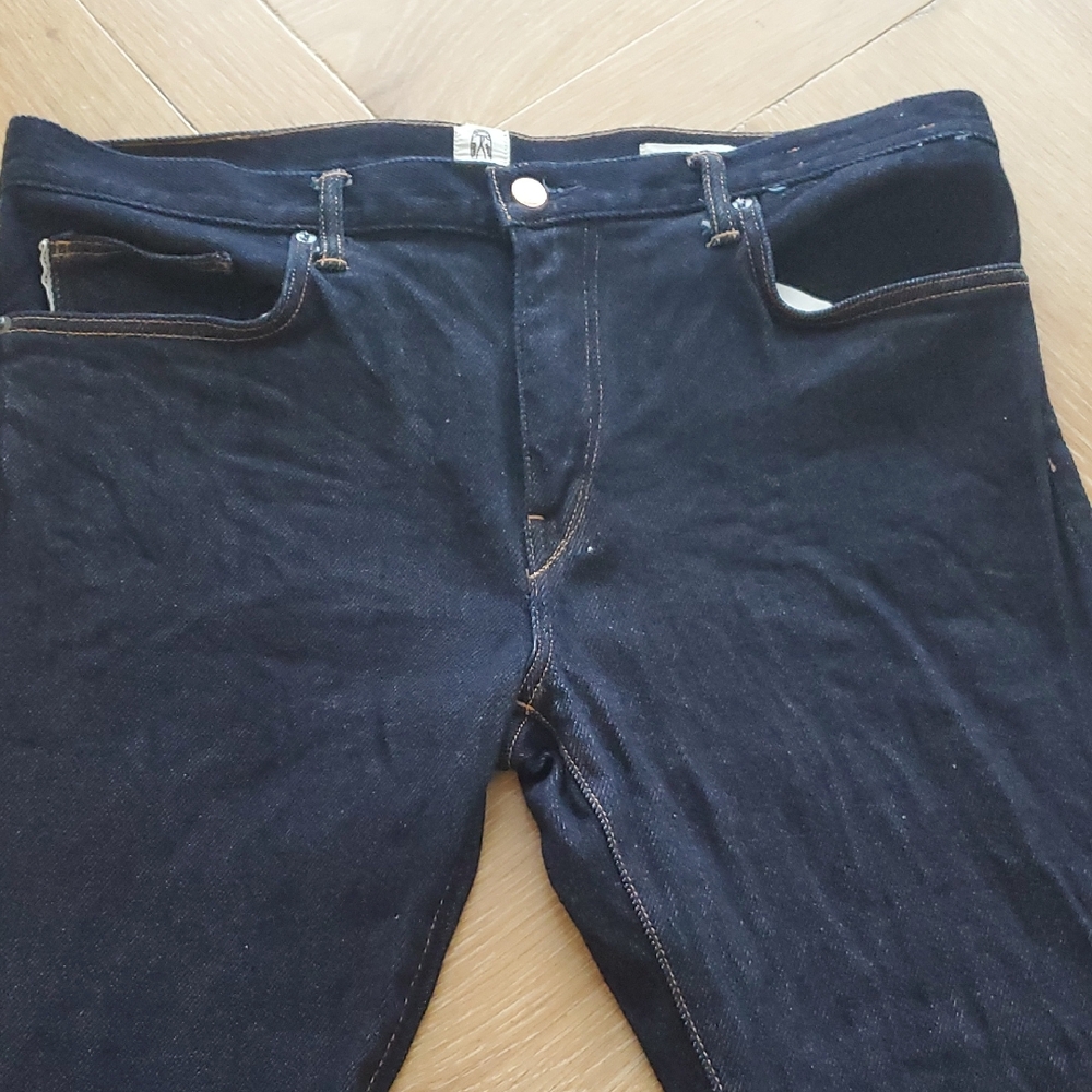 Selvedge Hiroshi KATO Pen Slim Dark Wash Mens Jeans